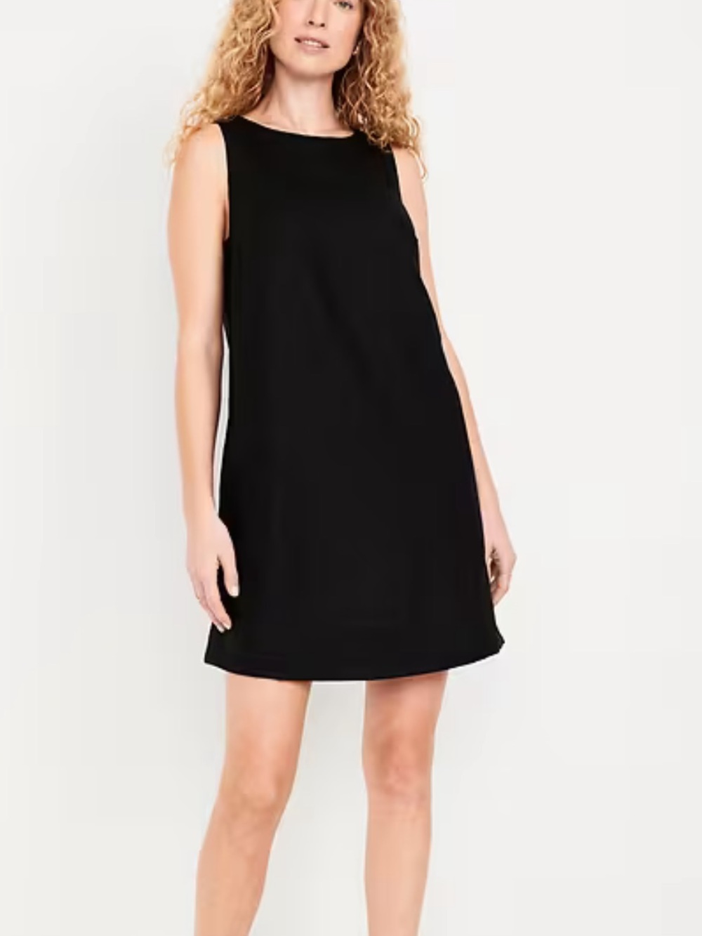 Old Navy Sleeveless Linen-Blend Mini Shift Dress Small